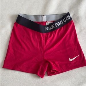 Hot Pink Nike Pro Shorts